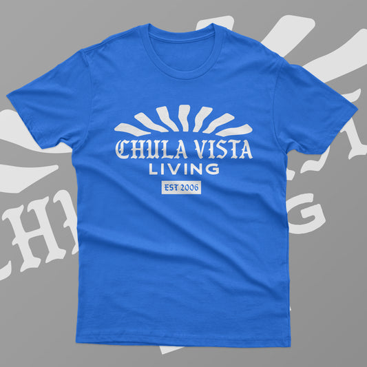 Chula Vista Living T-shirt Royal Blue