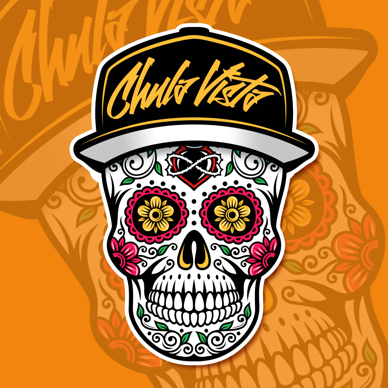 Chula Vista Sugar Skull Sticker Pack