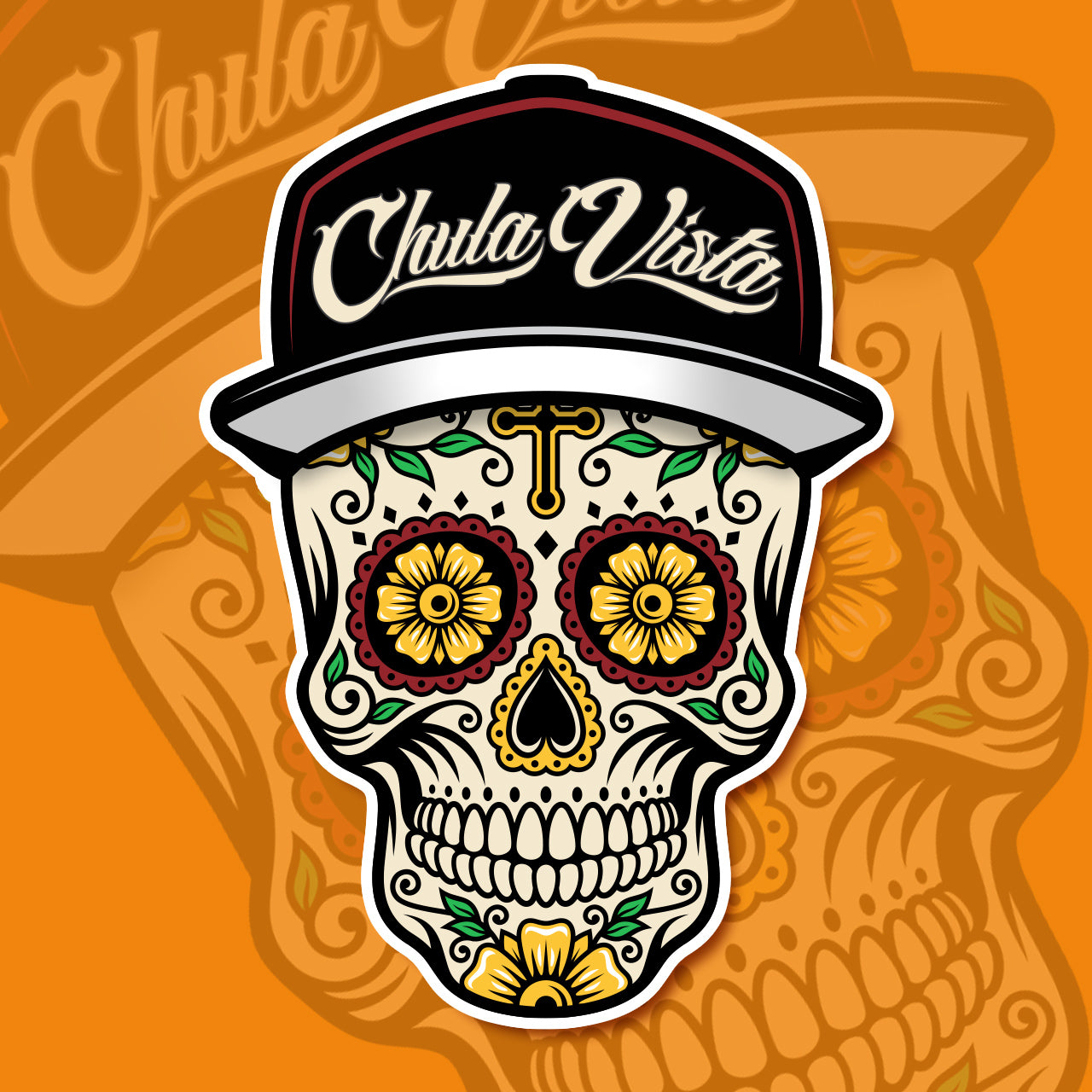 Chula Vista Sugar Skull Sticker Pack