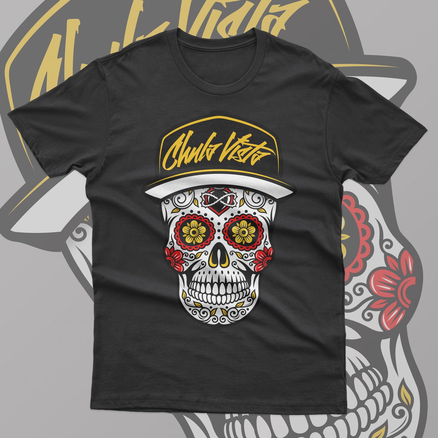 Chula Vista Sugar Skull Black